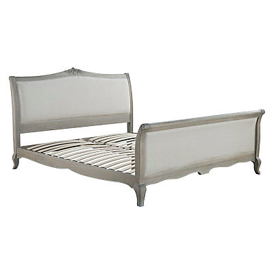 Willis & Gambier Camille High End Bed Frame, Natural Linen, King Size